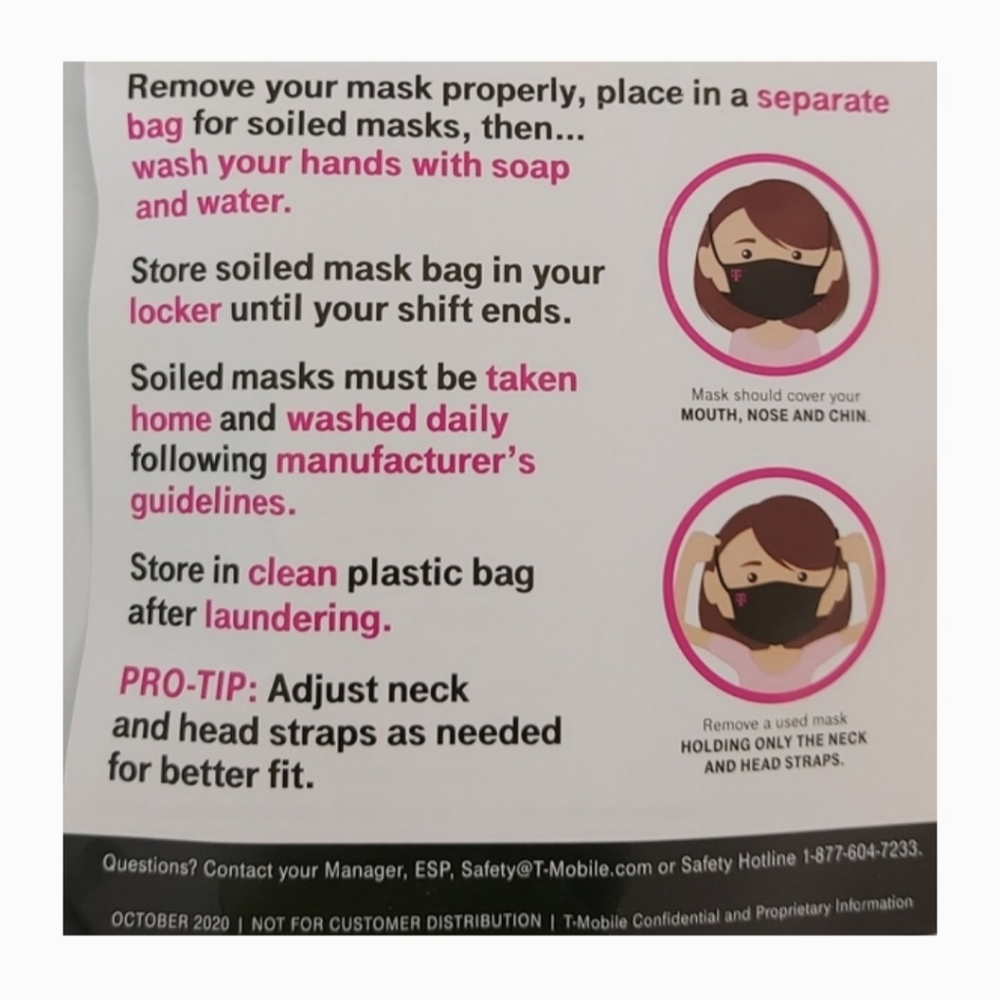 T-mobile Face Mask - Picture 7 of 9